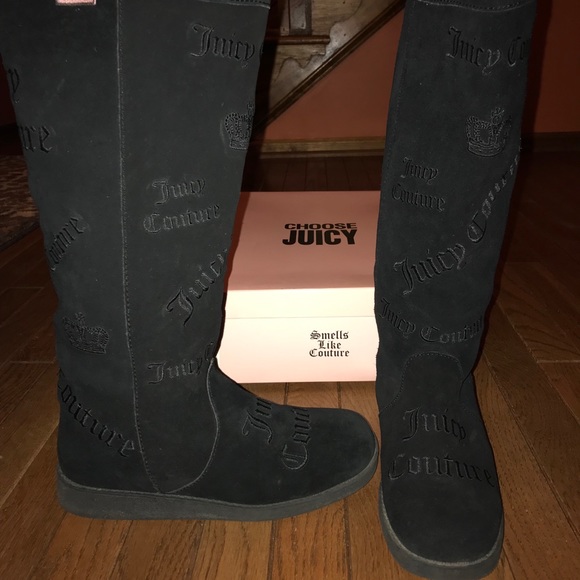 Juicy Couture Shoes - Juicy Couture Angel Suede Leather Boots
